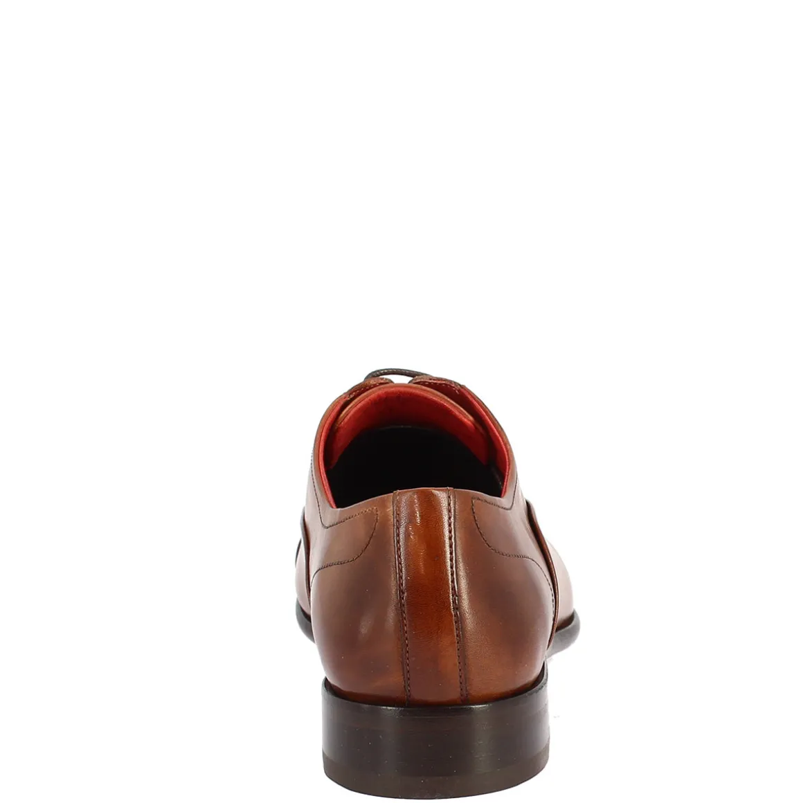 Scarpe Stringate Da Uomo Francesine Fatte A Mano In Pelle Brandy