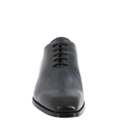 Scarpe Wholecut Da Uomo Artigianali In Pelle Delavè Blu