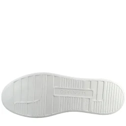 Sneaker Bianca Elegante Da Uomo In Pelle Liscia