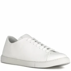 Sneaker Classica Da Uomo In Pelle Colore Bianco