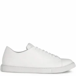 Sneaker Classica Da Uomo In Pelle Colore Bianco