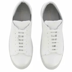 Sneaker Classica Da Uomo In Pelle Colore Bianco