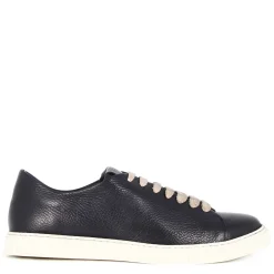 Sneaker Classica Da Uomo In Pelle Colore Blu