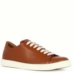 Sneaker Classica Da Uomo In Pelle Colore Marrone