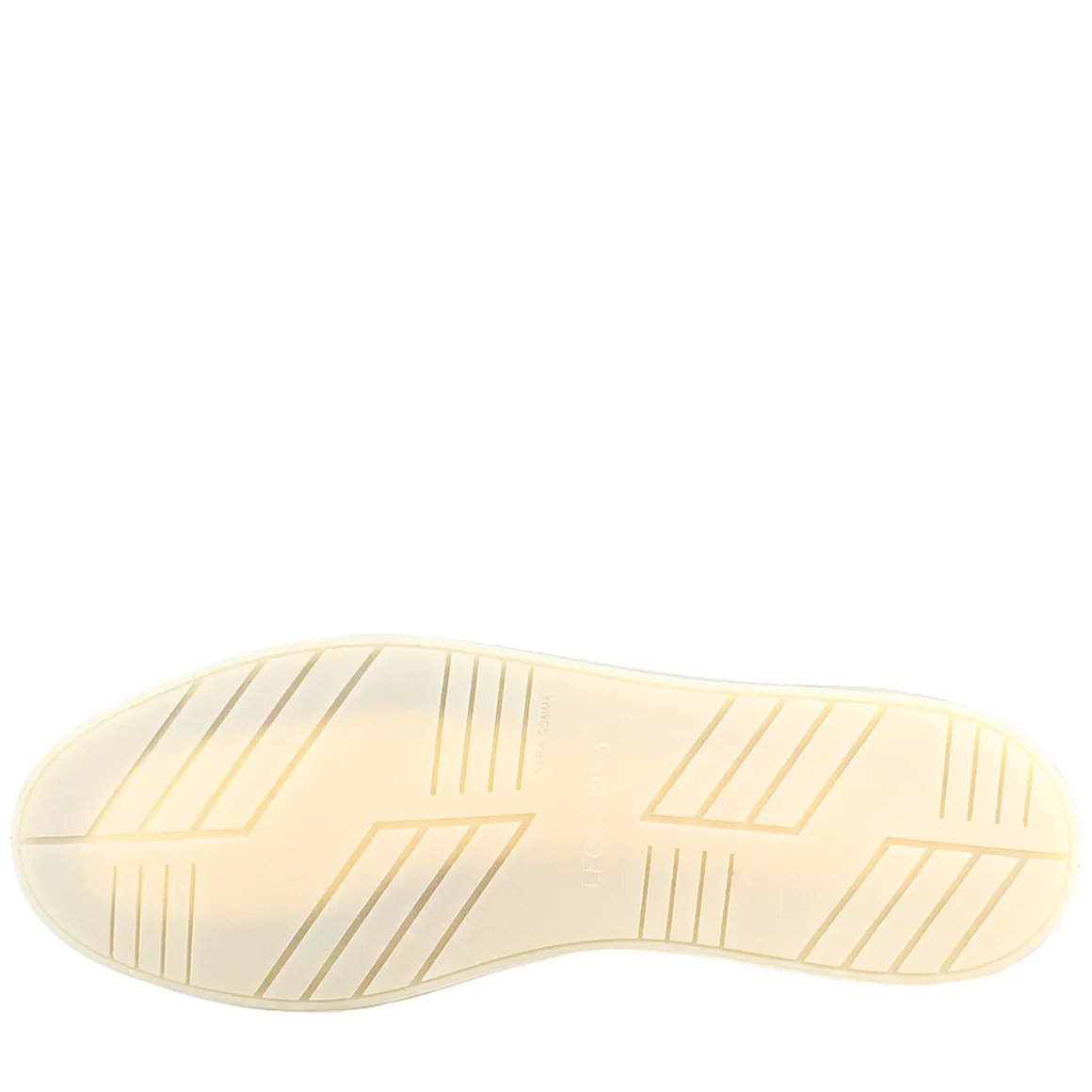 Sneaker Marrone E Blu Elegante Da Uomo In Pelle Liscia