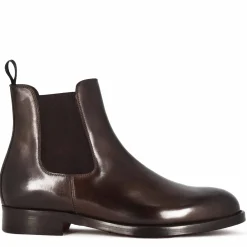 Stivaletti Da Uomo Chelsea Eleganti In Pelle Colore Marrone Fatti A Mano
