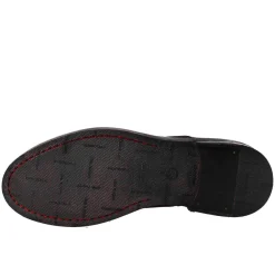 Stivaletto Anfibio Medio Diver Da Uomo In Pelle Lavata Colore Testa Di Moro