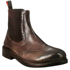 Stivaletto Candy Da Uomo In Pelle Lavata Colore Bronzo