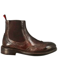 Stivaletto Candy Da Uomo In Pelle Lavata Colore Bronzo