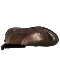 Stivaletto Candy Da Uomo In Pelle Lavata Colore Bronzo