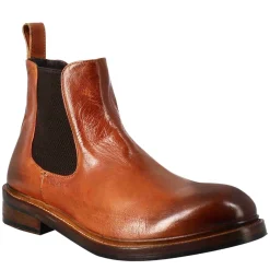 Stivaletto Chelsea Diver Da Uomo In Pelle Lavata Colore Cuoio