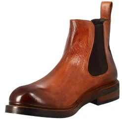 Stivaletto Chelsea Diver Da Uomo In Pelle Lavata Colore Cuoio