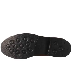 Stivaletto Chelsea Paupa Da Donna In Pelle Lavata Cuoio Scuro