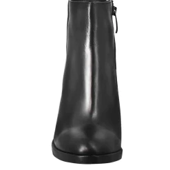Stivaletto Da Donna Liscio Con Tacco Alto In Pelle Colore Nero