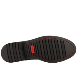 Stivaletto Da Uomo In Pelle Marrone E Suola In Gomma