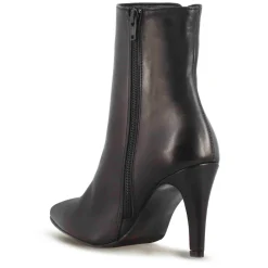 Stivaletto Elegante Da Donna A Punta In Pelle Colore Nero