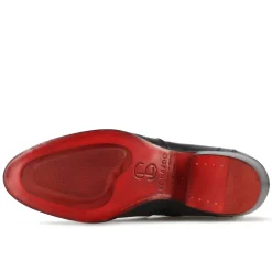 Stivaletto Stile Texano Asimmetrico Da Donna In Pelle Colore Nero