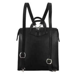 Zainetto Casual Da Donna In Pelle Colore Nero